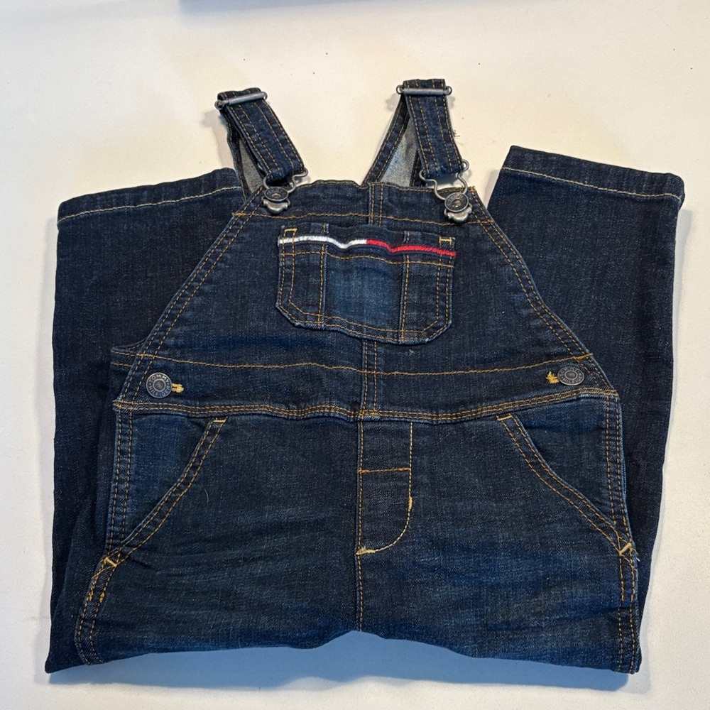 NWT Dark Blue Tommy Hilfiger Kids Denim Overalls